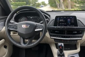 2021 Cadillac CT4 500T cockpit