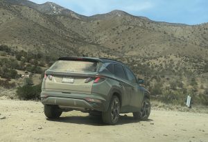 2022 Hyundai Tucson hybrid dusty rear